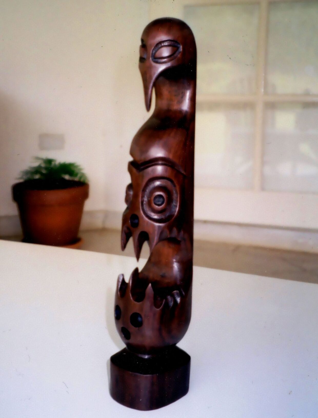 Arawak-intiaanien taidetta. Kuva: Taava Koskinen