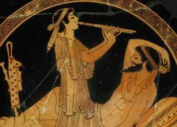 Yksityiskohta attikalaisesta maljasta