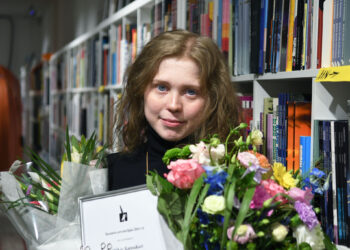 Palkinnonsaaja Elina Sallinen. Kuva: Jouni Viitala