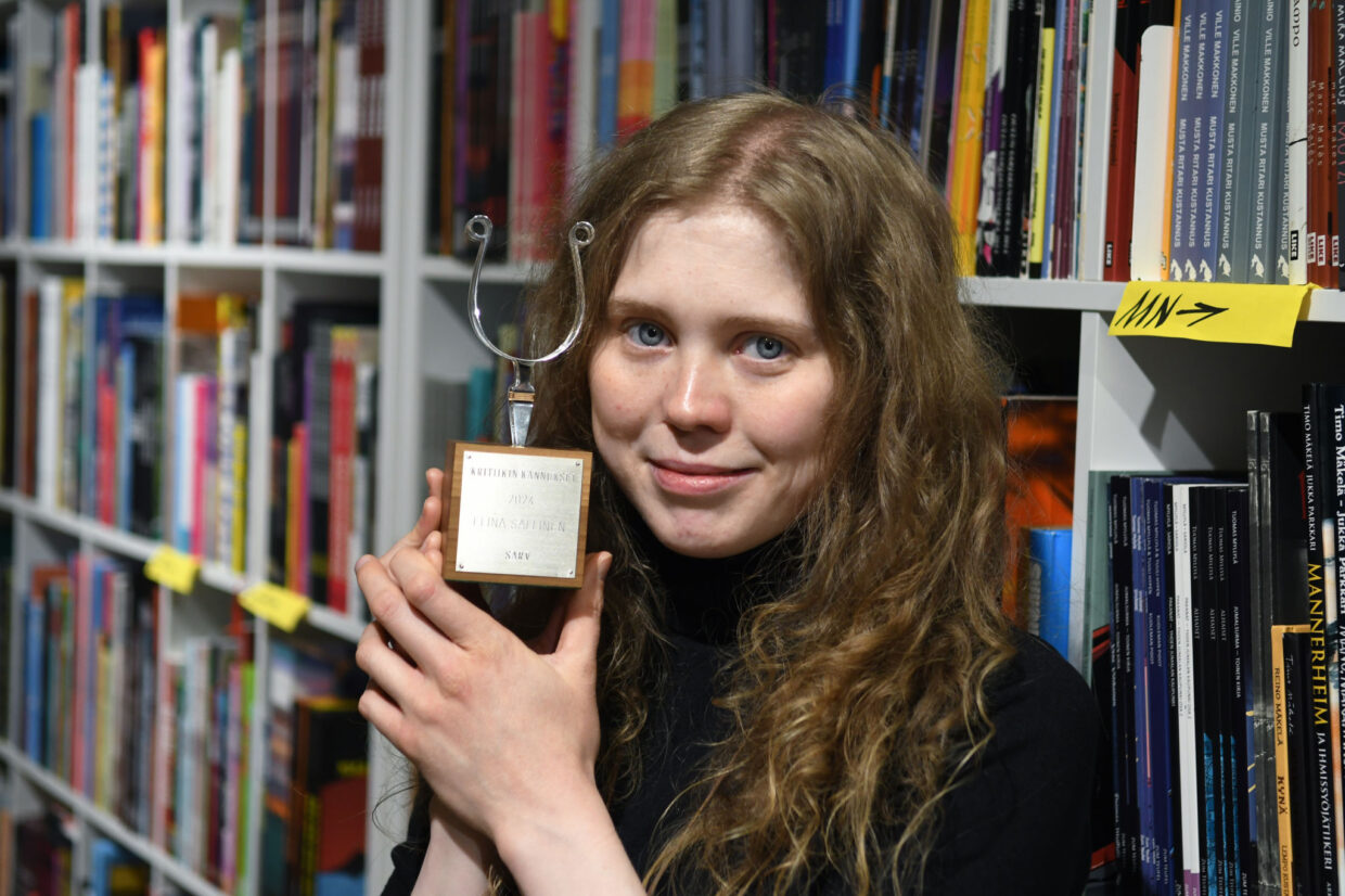 Palkinnonsaaja Elina Sallinen. Kuva: Jouni Viitala