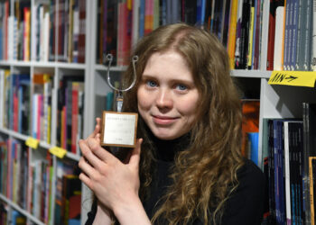 Palkinnonsaaja Elina Sallinen. Kuva: Jouni Viitala