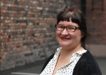 Kritiikki näkyy! -hankkeen projektikoordinaattori Maaria Ylikangas. Kuva: Jouni Viitala