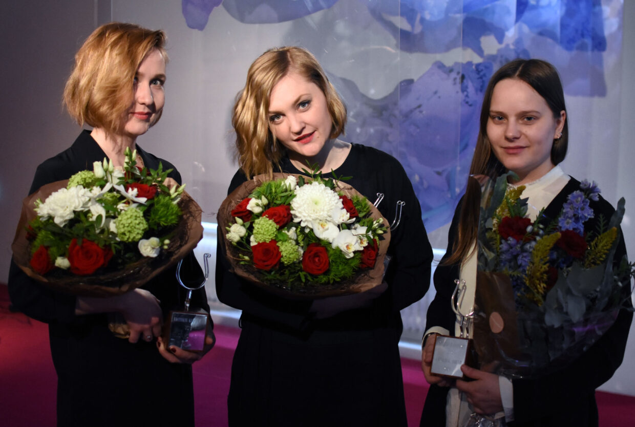 Kritiikin Kannuksilla 2018 palkitut Felicia Honkasalo