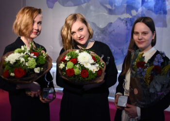 Kritiikin Kannuksilla 2018 palkitut Felicia Honkasalo