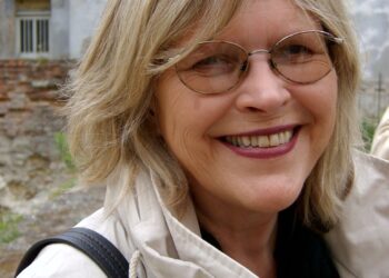 Elisabeth Nordgren Ukrainassa vuonna 2006. Kuva: Theresa Norrmén