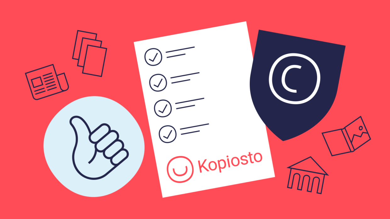 Kopiosto varmistaa, että teosten kopioinnista maksetaan korvaus