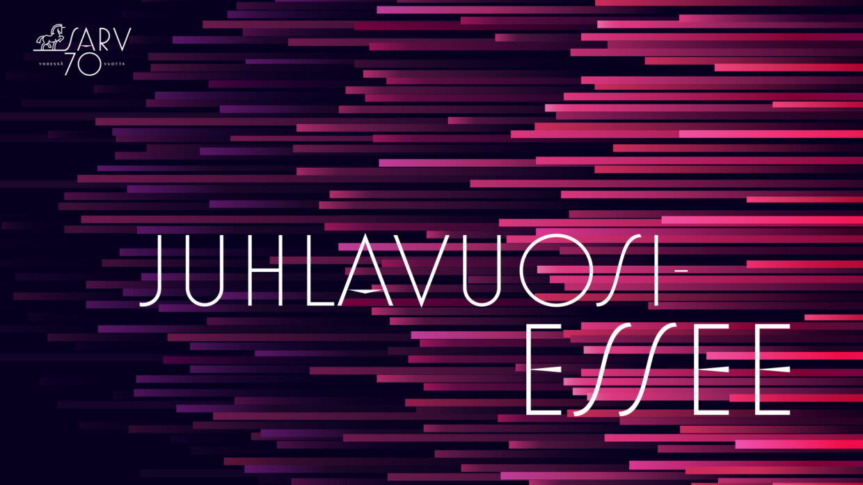 Kuva: Juhlavuoden julkaisusarjan ilmeestä vastaa Samppa Ranta / Punavuoren Folio Oy