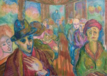 Kosti Koskinen: Raitiovaunussa