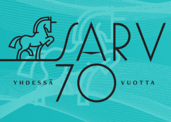 Suomen arvostelijain liiton juhlavuoden visuaalisen ilmeen on suunnitellut Samppa Ranta.