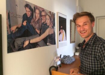 Residenssikriitikko Matti Tuomela. Kuva: Jenni Valpio