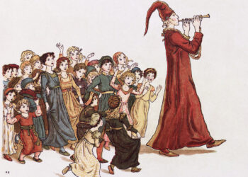 Pillipiipari johdatti ensin rotat pois Hamelnin kaupungista