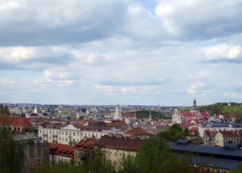 Näkymä Vilnasta. Kuva: Leea Pienimäki