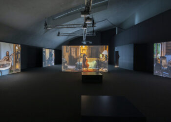 Ragnar Kjartanssonin The Visitors -teos Kiasmassa. Kuva: Petri Virtanen / Kansallisgalleria.