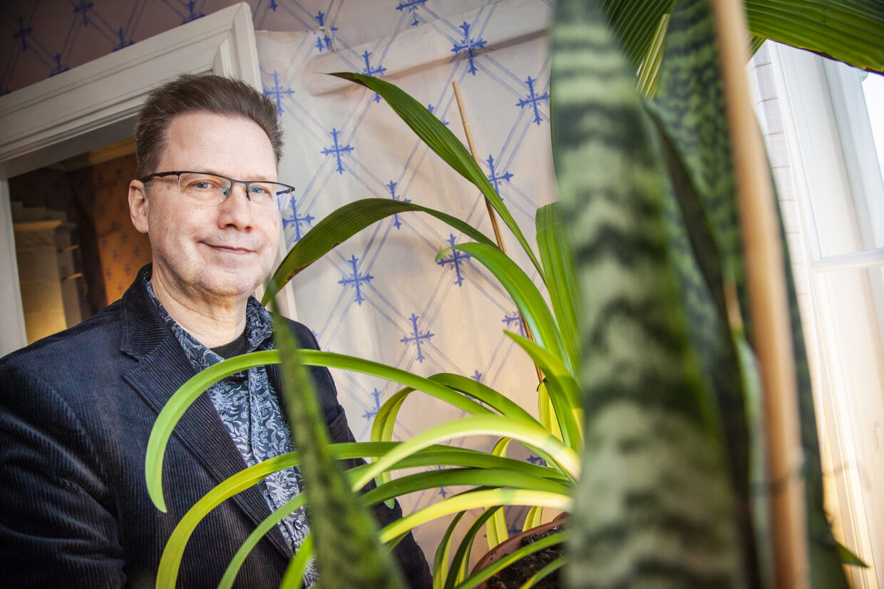 Kirjailija Peter Mickwitz. Kuva: Outi Paappanen