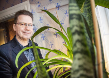 Kirjailija Peter Mickwitz. Kuva: Outi Paappanen