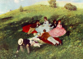 Pál Szinyei Merse: Picnic in May (1873)