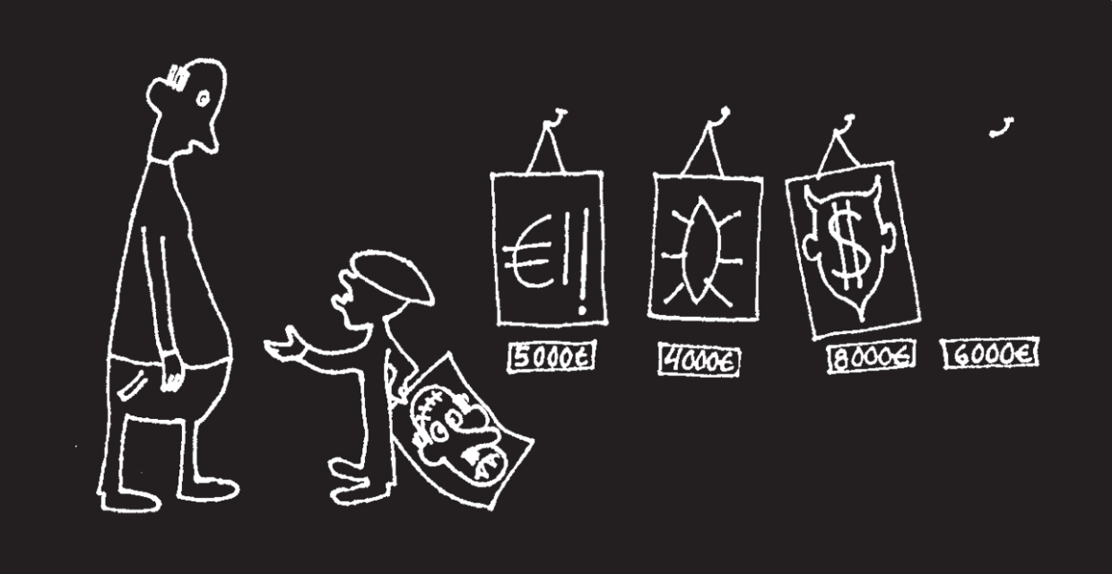 Millä taiteilija tulee toimeen?