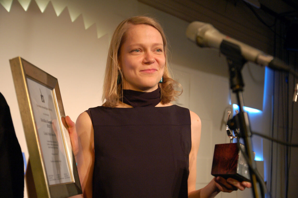 Kritiikin Kannukset 2013 saksofonisti Linda Fredrikssonille