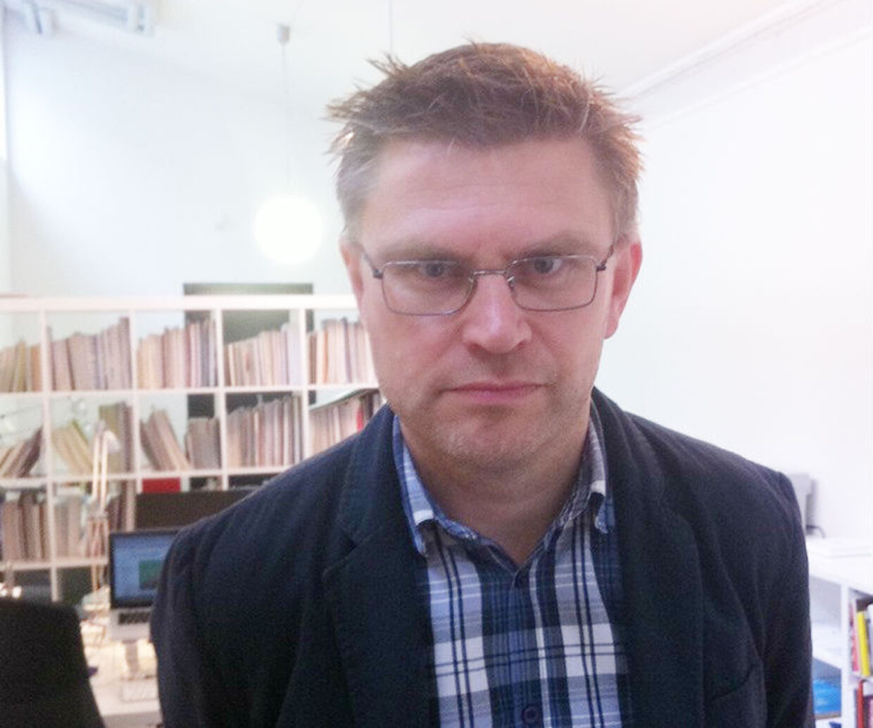 Päätoimittaja Jonas Ekeberg. Kuva: Jonas Ekebergin arkisto