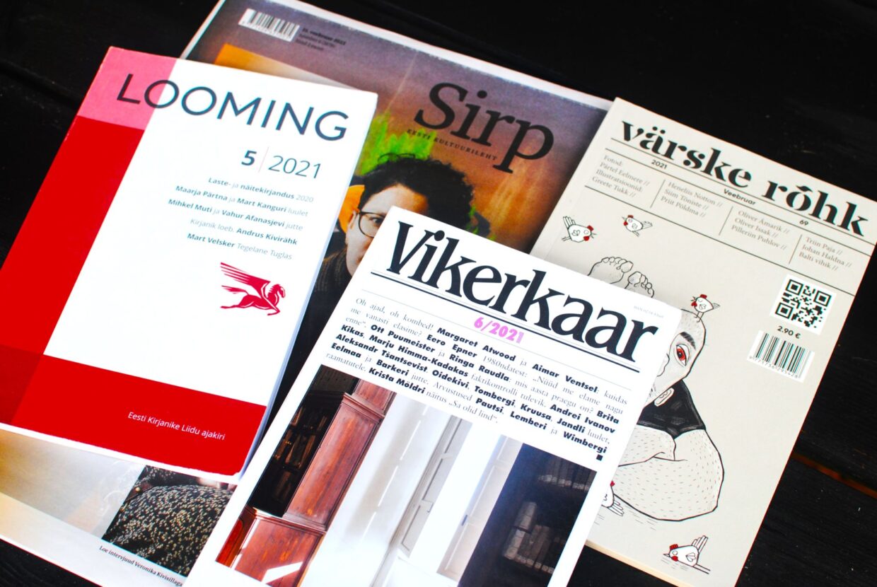 Virolaisia kirjallisuus- ja kulttuurilehtiä. Kuva: Ville Hytönen