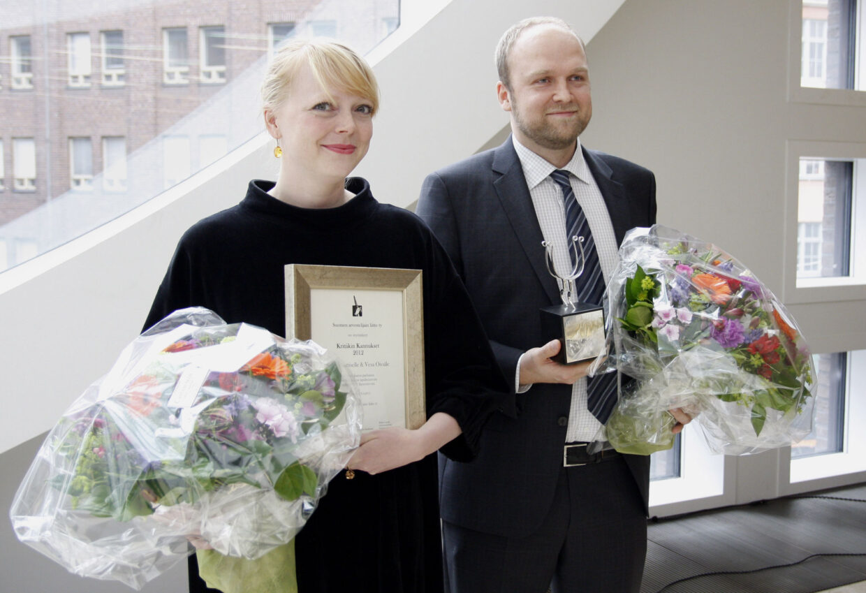 Kritiikin Kannukset -palkinto ensimmäistä kertaa arkkitehtuurille