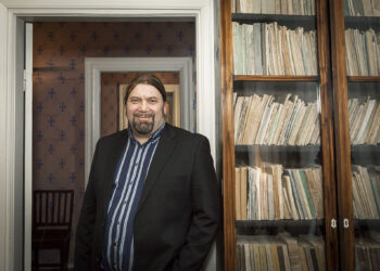 Runeberg-kirjallisuuspalkinnolla palkittu kirjailija Ralf Andtbacka. Kuva: Outi Paappanen