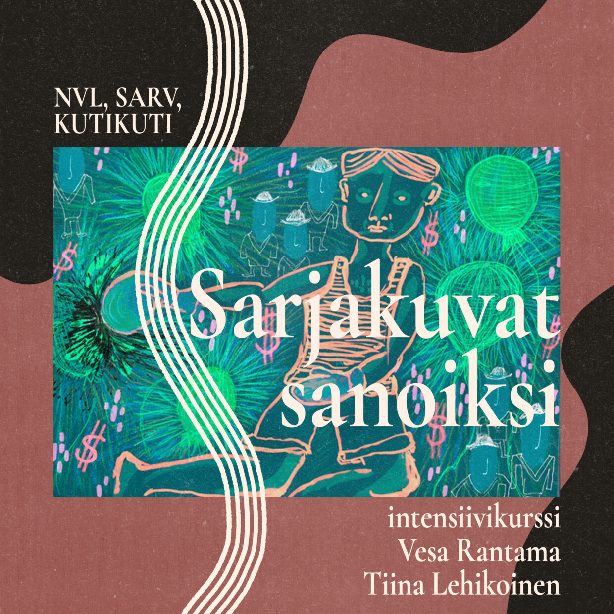 Kuvassa Tiina Lehikoisen teos Tennistä