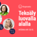 Tekoäly luovalla alalla -webinaari
